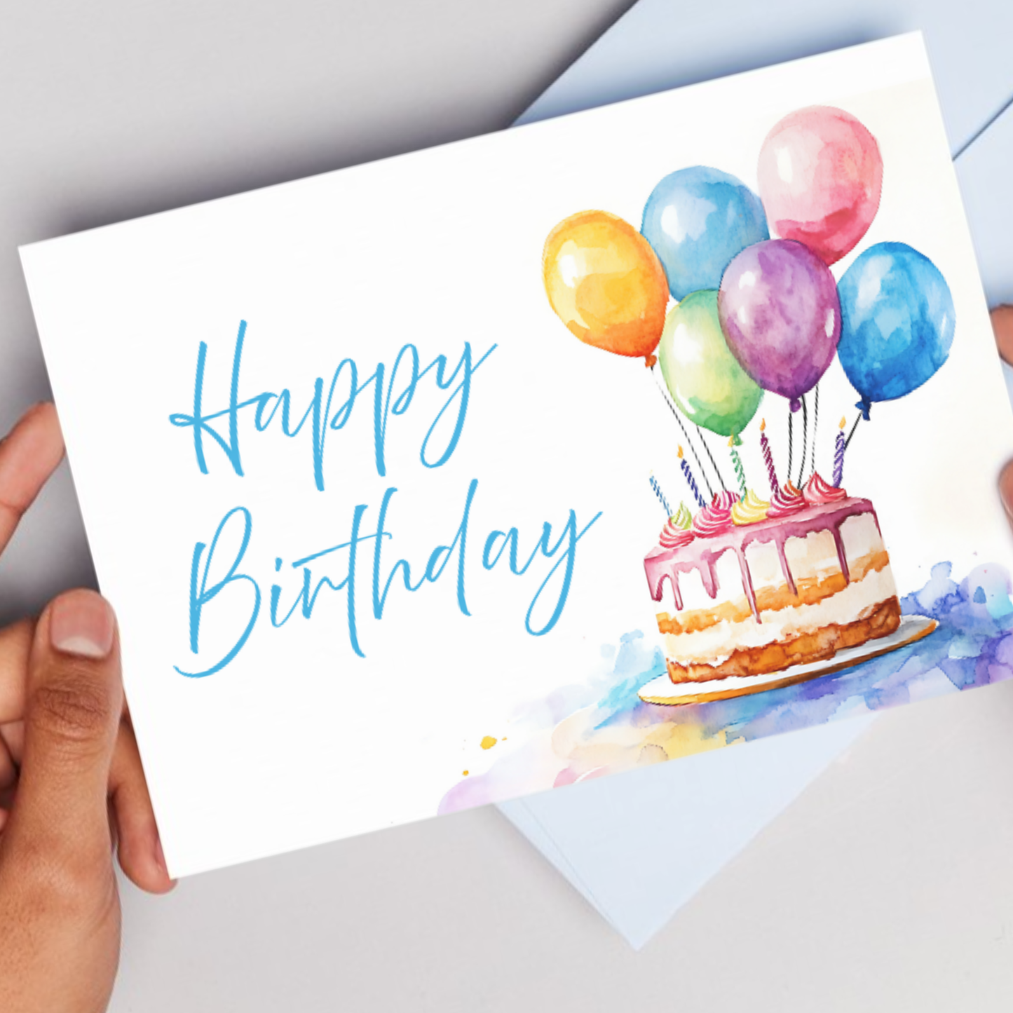 Printable Birthday Card - Floral
