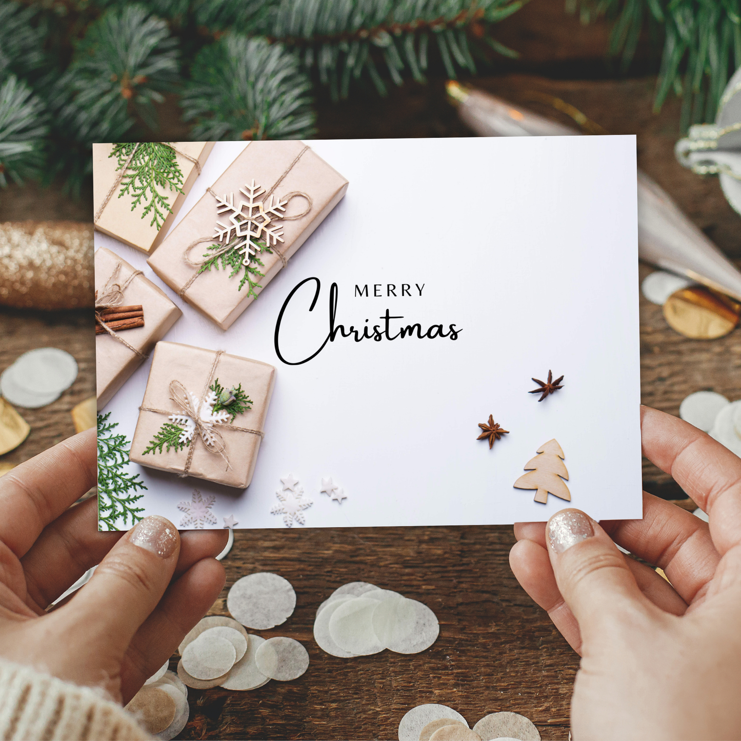 Printable Christmas Card - Presents