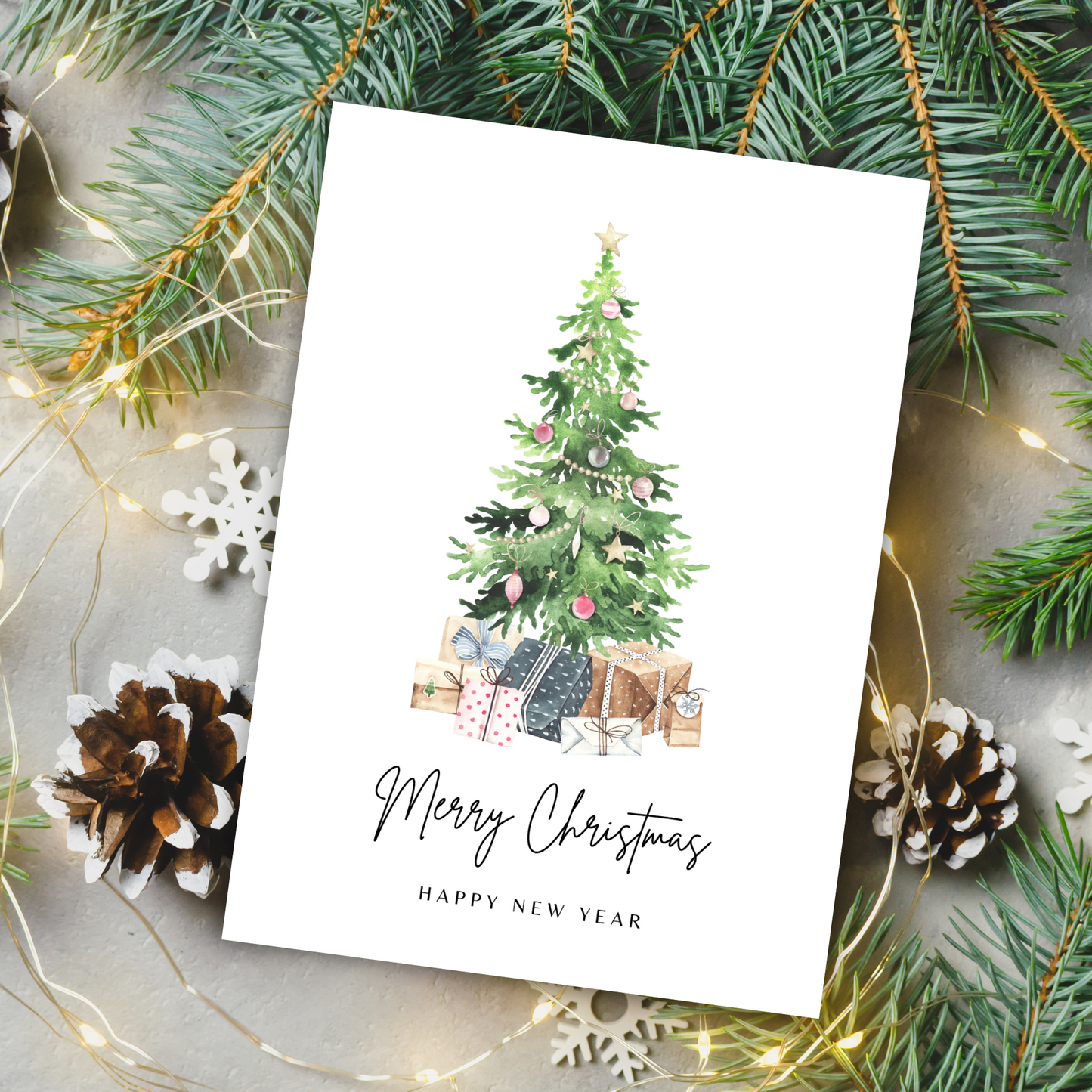 Printable Christmas Card - Christmas Tree
