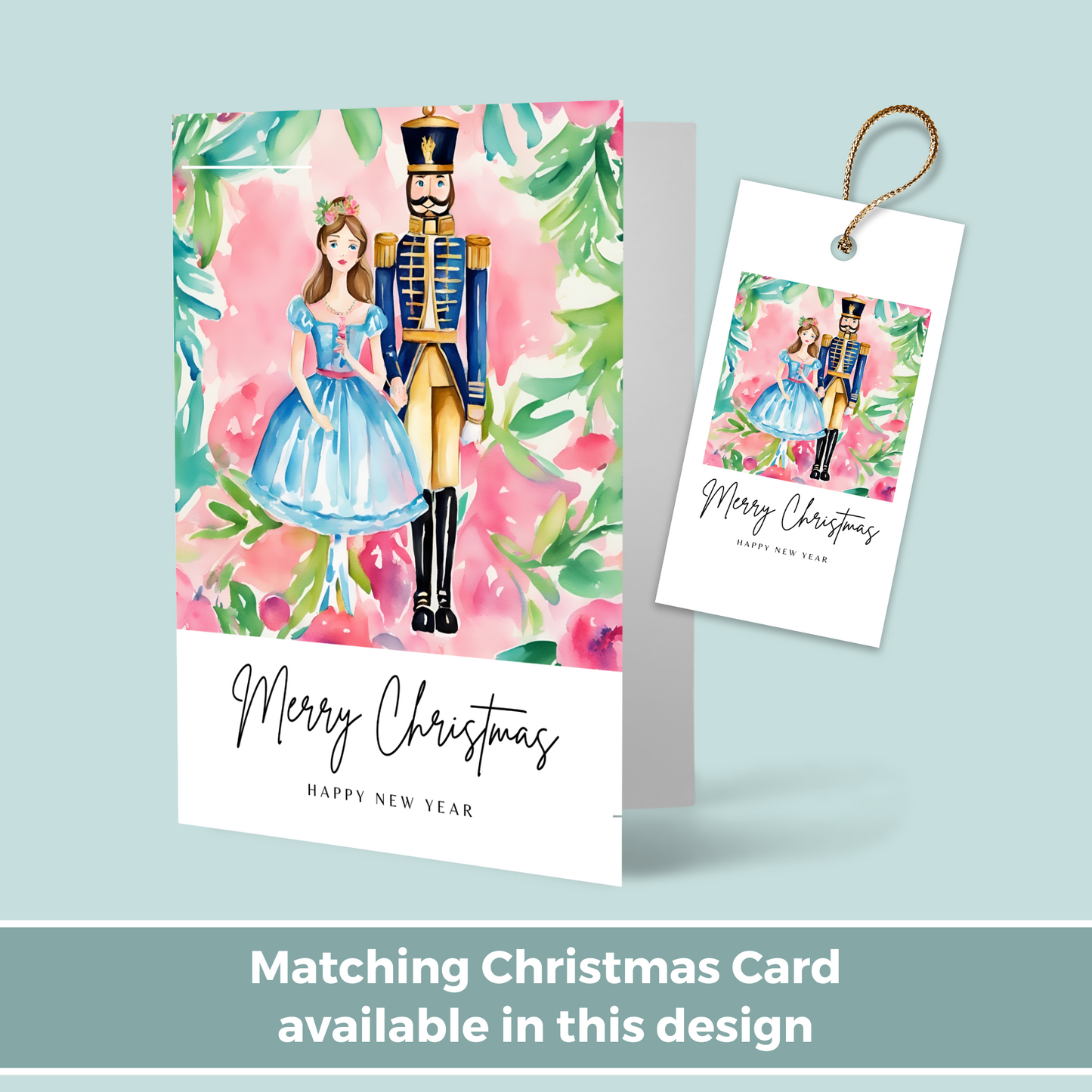 Printable Christmas Gift Tag - Nutcracker
