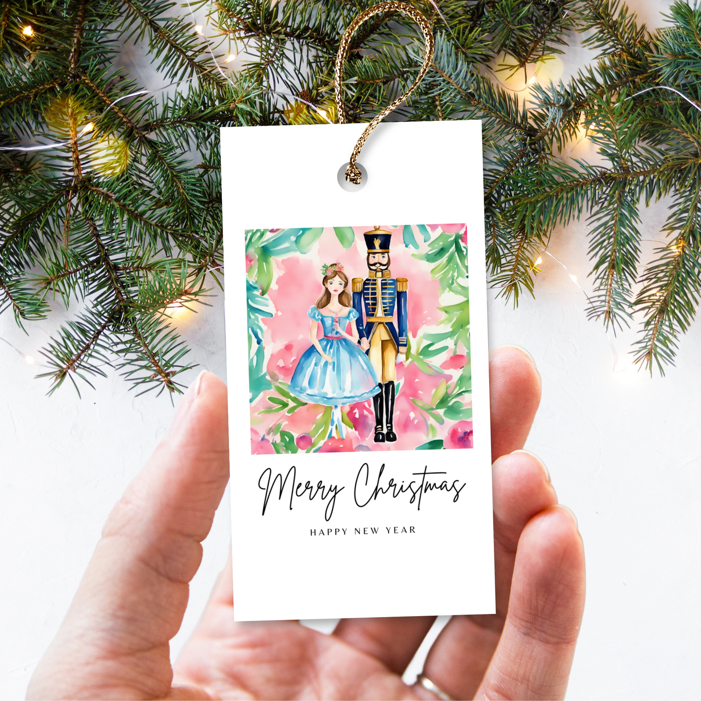 Printable Christmas Gift Tag - Nutcracker