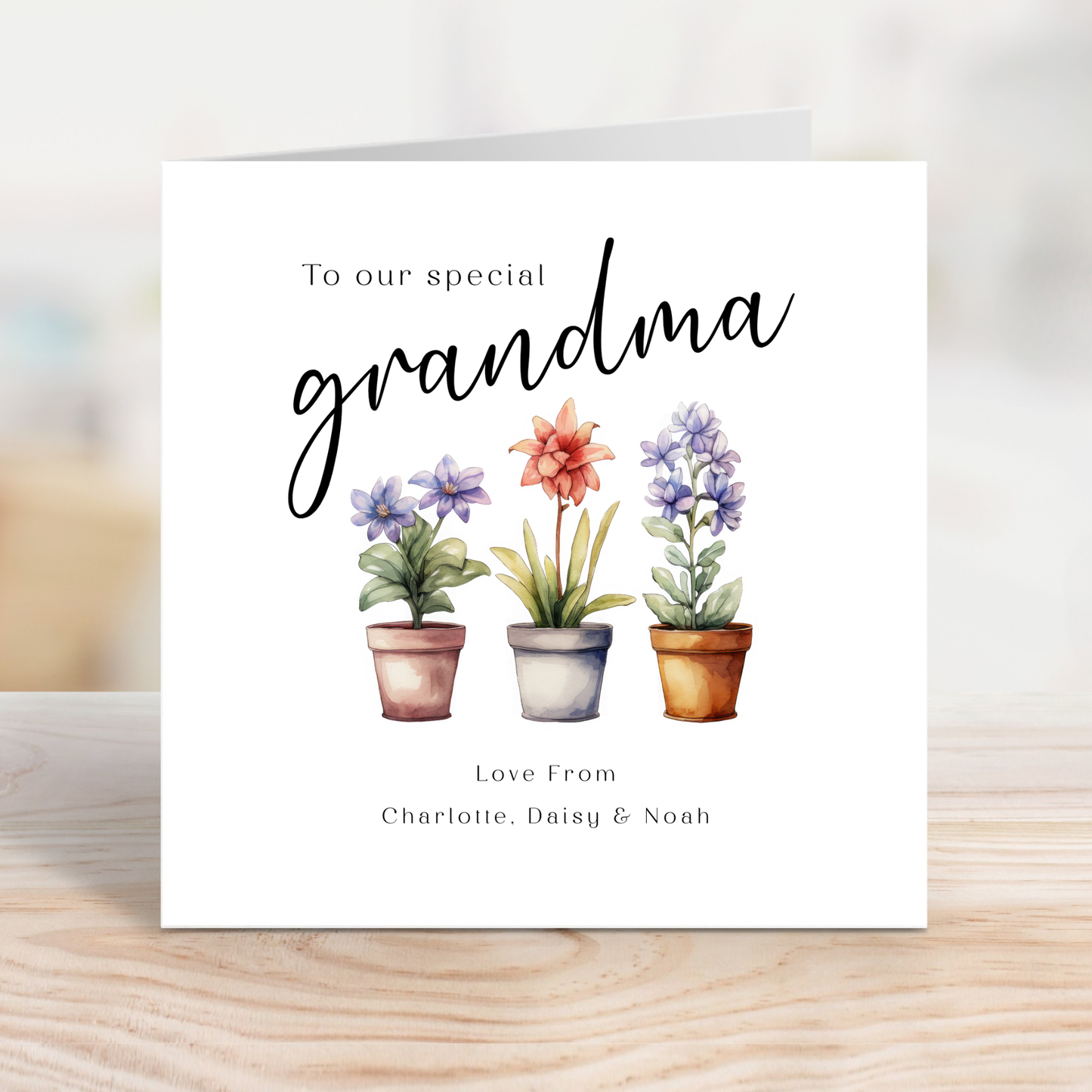 Editable Birthday Card - Grandma