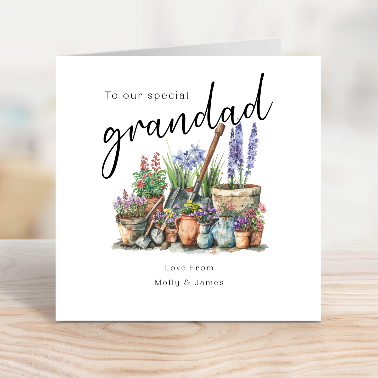 Editable Birthday Card - Grandad