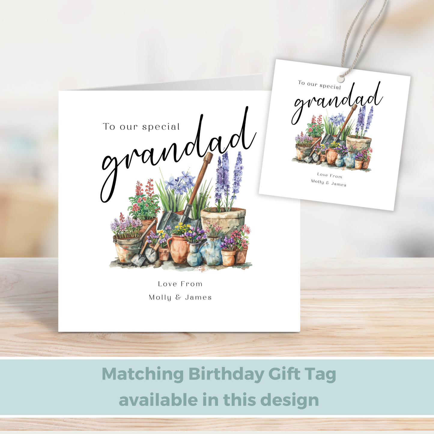 Editable Birthday Card - Grandad
