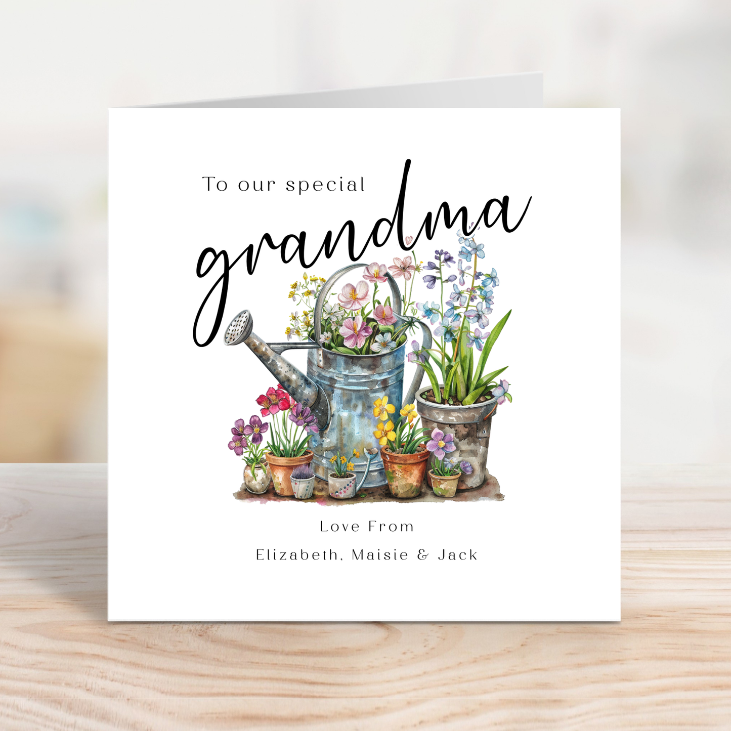 Editable Birthday Card - Grandma