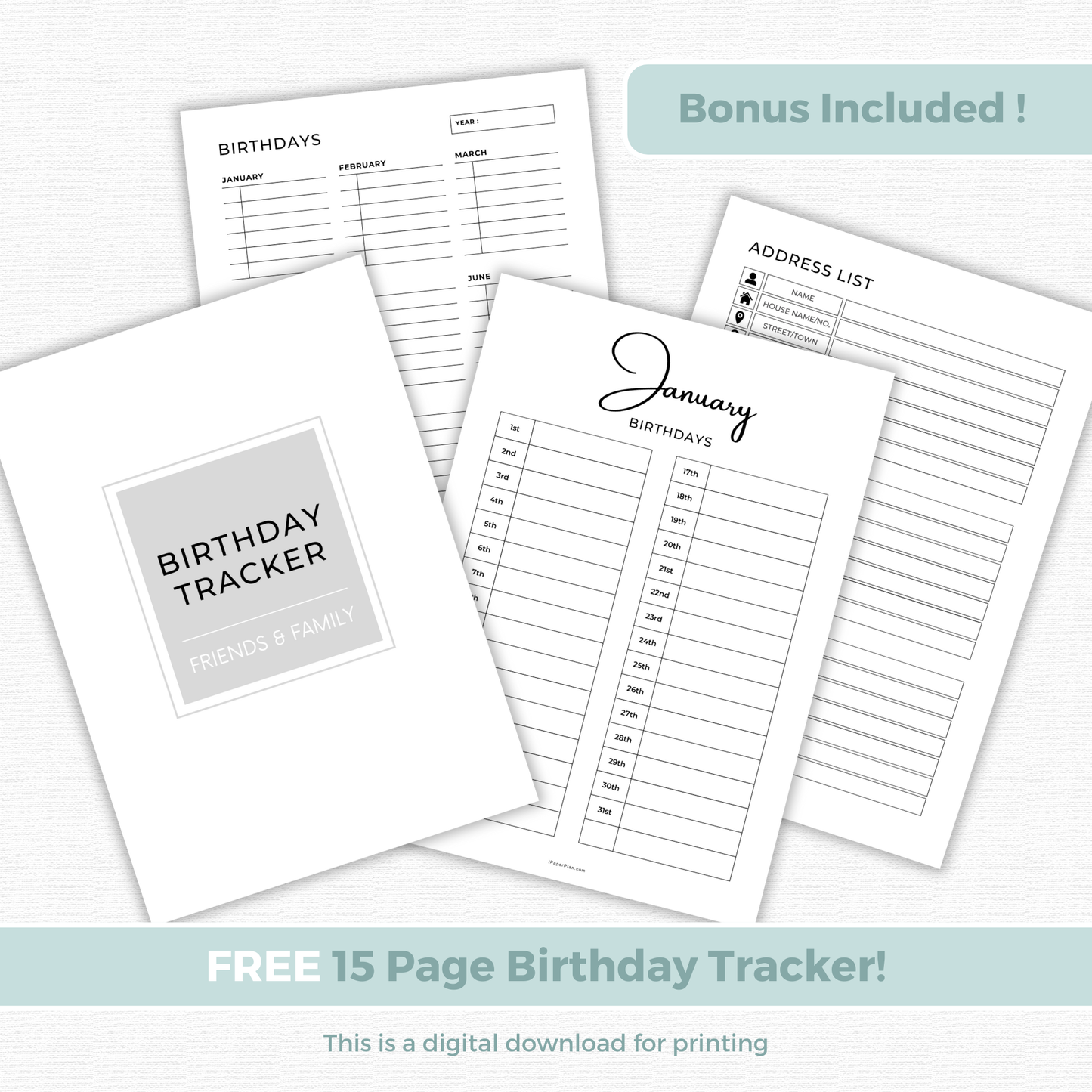 Editable Birthday Card - Duckling with Bird