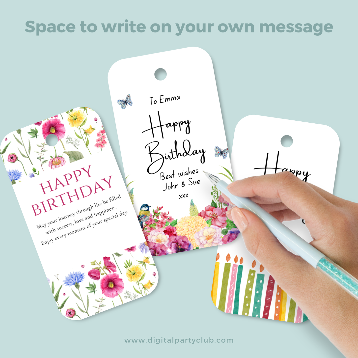 Printable Birthday Gift Tag Bundle - Selection of Best Sellers