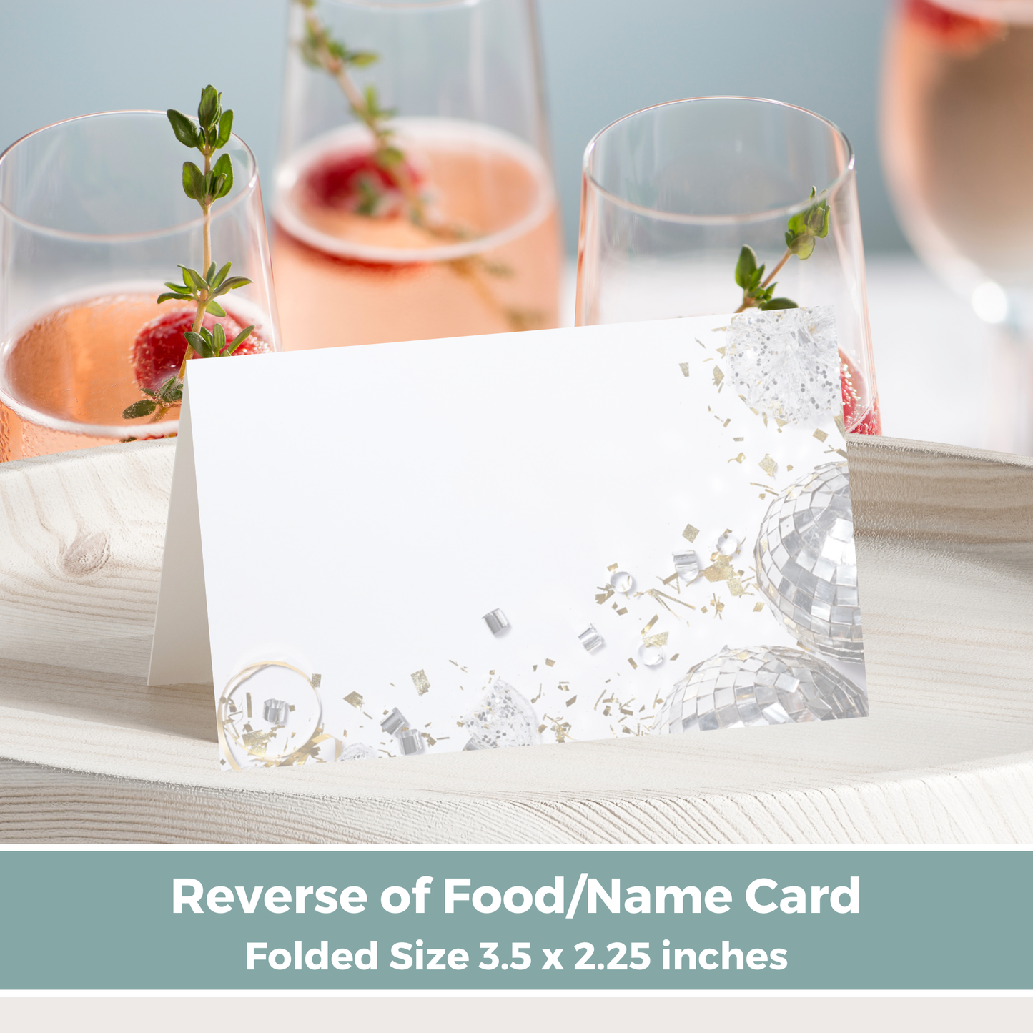 Editable Birthday Food Label / Name Card - Surprise