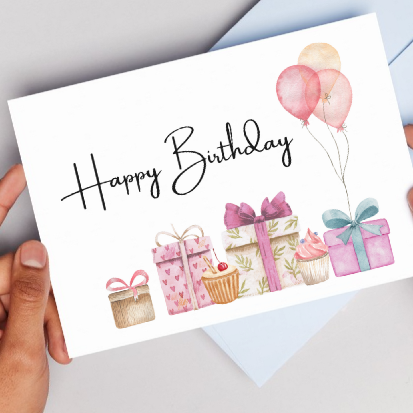 Printable Birthday Card - Presents