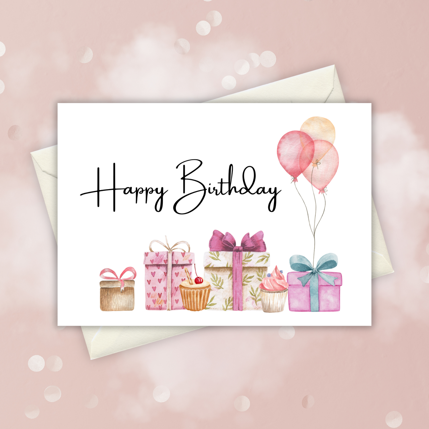 Printable Birthday Card - Presents