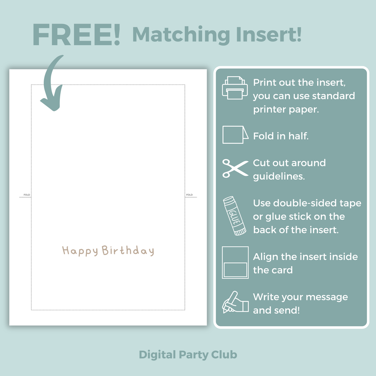 Printable Birthday Card - Cheeky Monkey