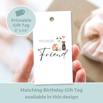 Printable Birthday Card - Friend