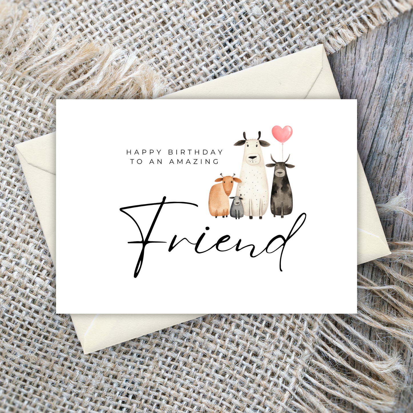 Printable Birthday Card - Friend