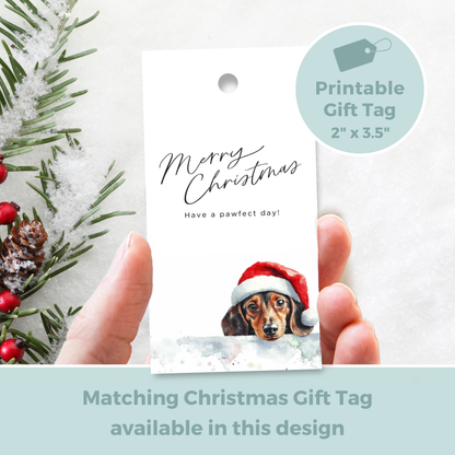 Printable Christmas Card - Pawfect Day