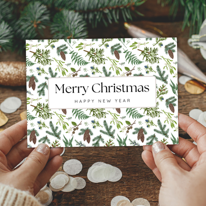Printable Christmas Card - Mistletoe