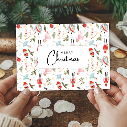Printable Christmas Card - Nutcracker