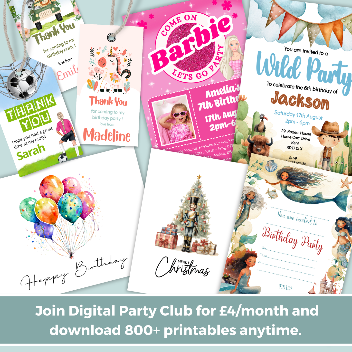 Digital Party Club Monthly Membership