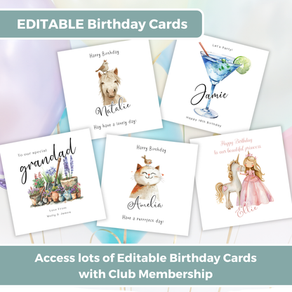 Digital Party Club Monthly Membership