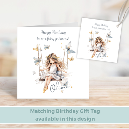 Editable Birthday Card - Fairy