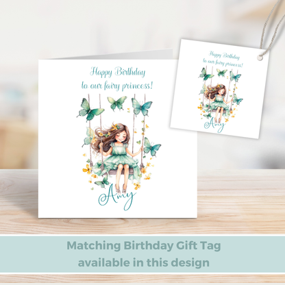Editable Birthday Card - Fairy