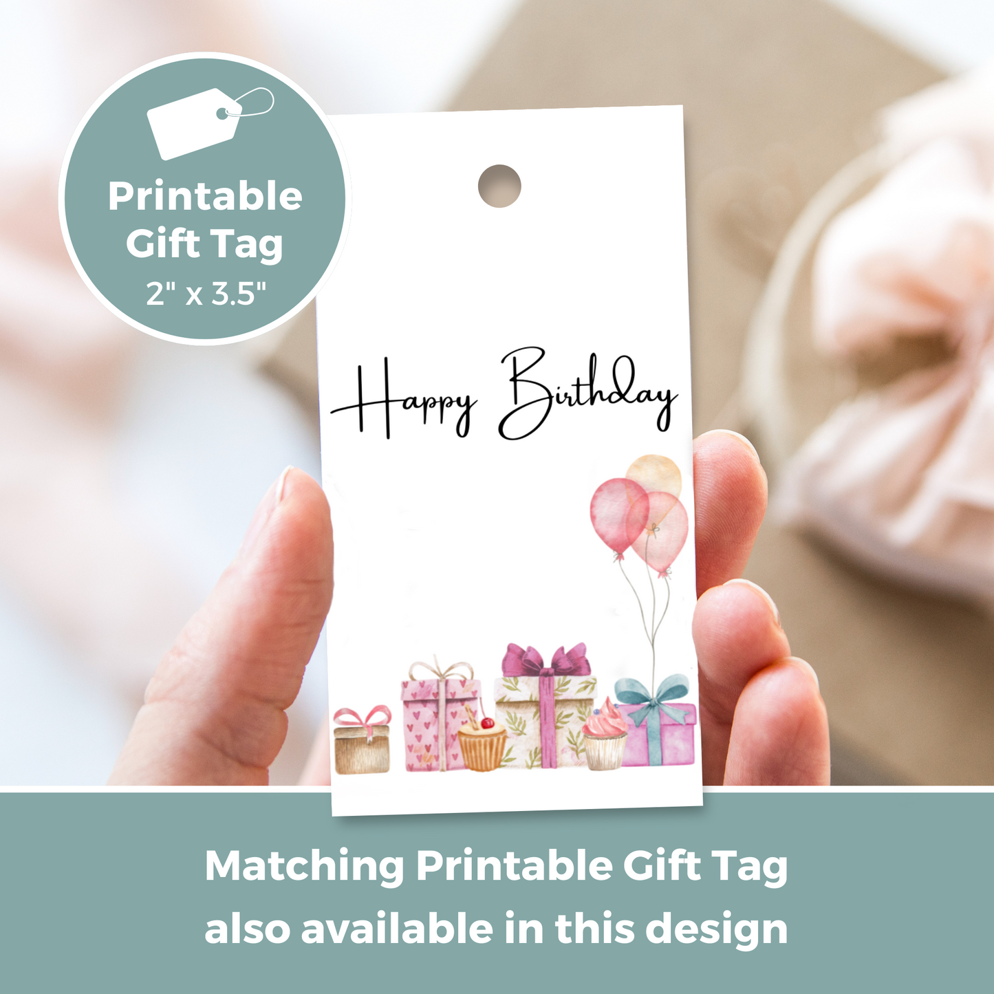 Printable Birthday Card - Presents