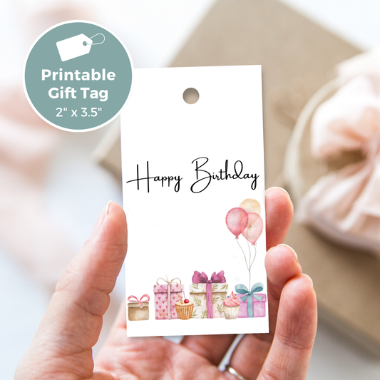 Printable Birthday Gift Tag - Presents