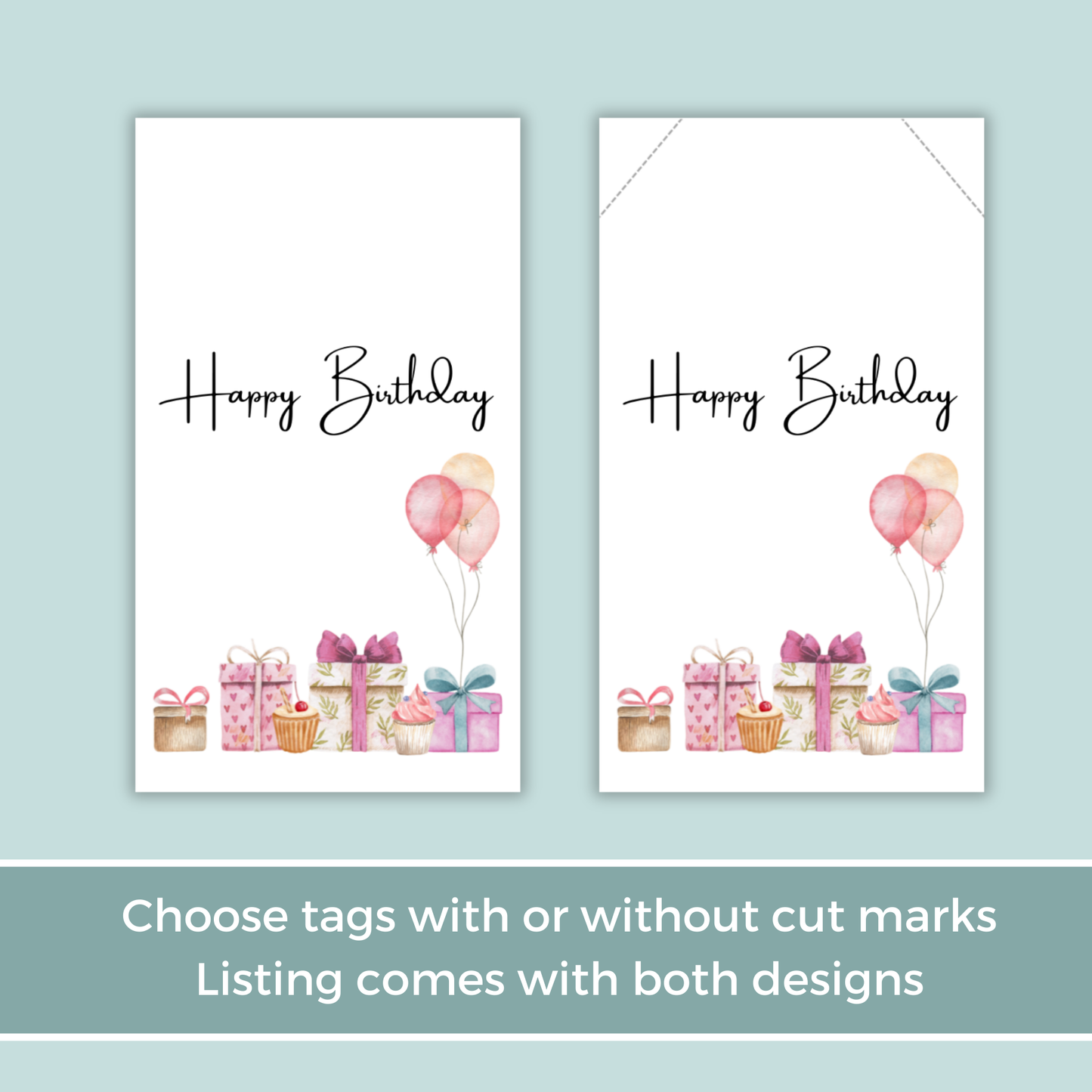 Printable Birthday Gift Tag - Presents