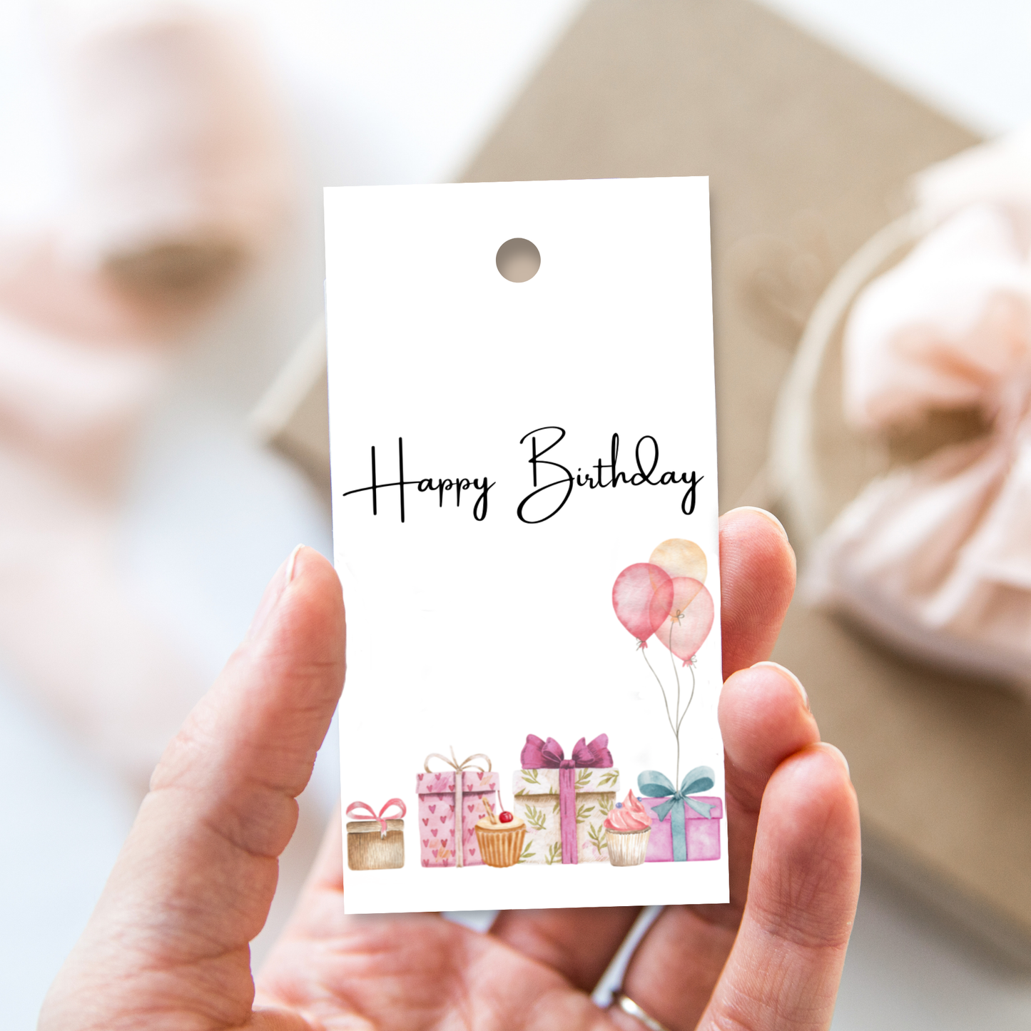 Printable Birthday Gift Tag - Presents