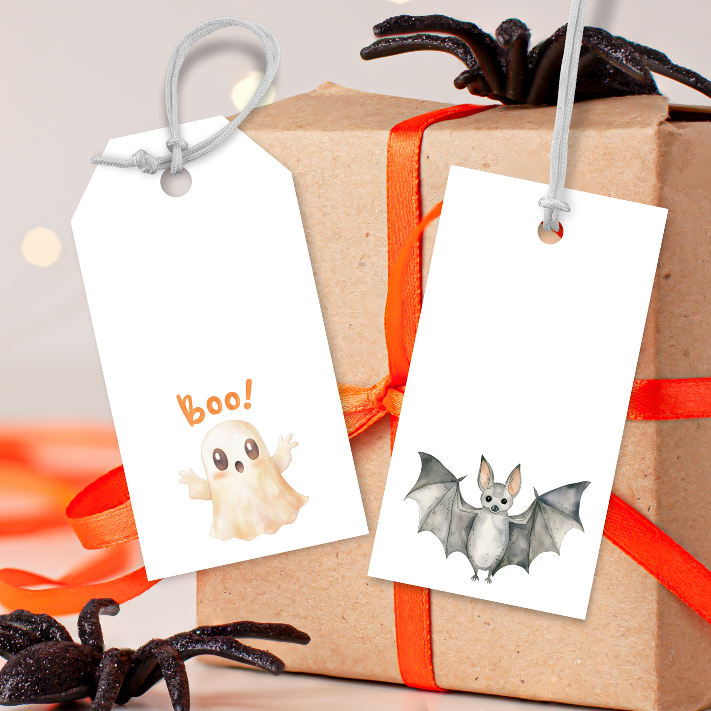 Printable Birthday Gift Tag Bundle - Halloween