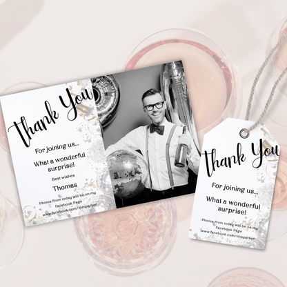 Editable Thank You Card - Surprise